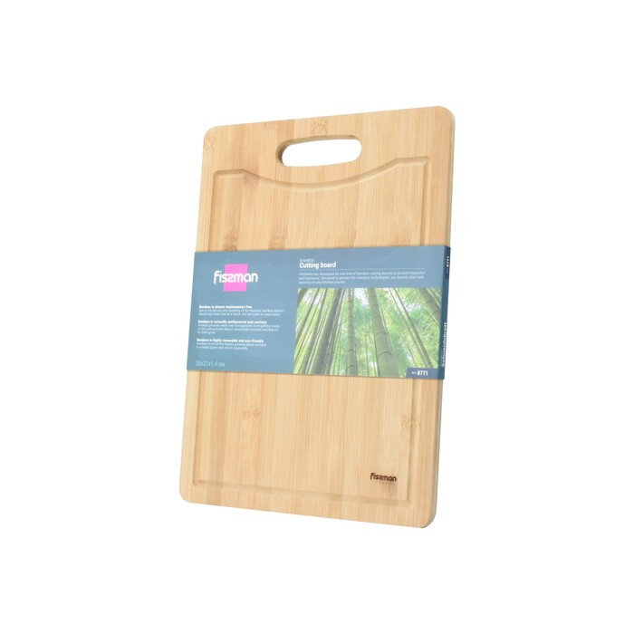 Разделочная доска для мяса, овощей и фруктов Fissman 38x27x1,4 см (8771)