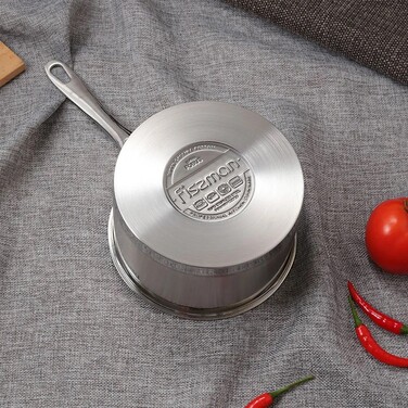 Ківш Fissman FOBUS 16x8 см / 1,6 л з кришкою (5380)