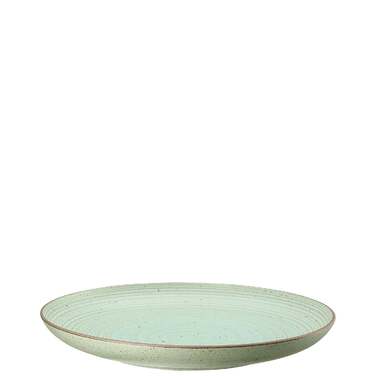 Тарілка 27 см, зелена Nature Leaf Thomas
