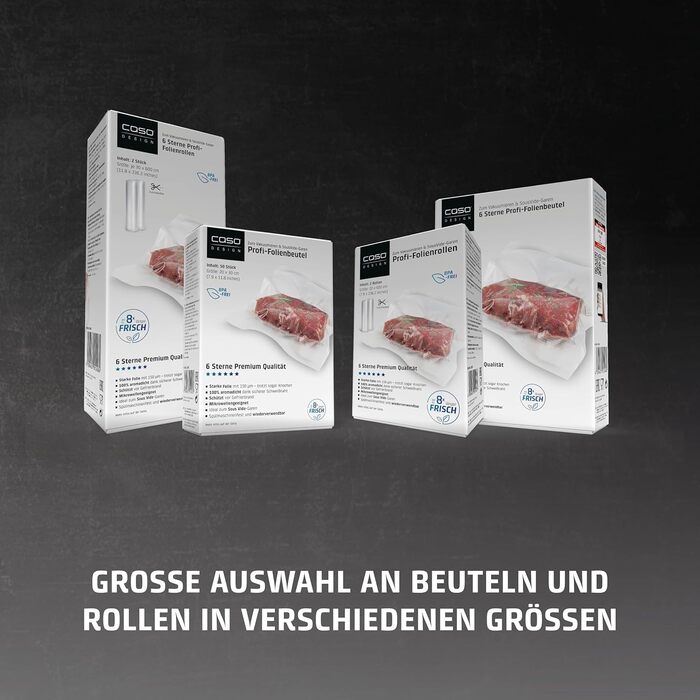 Вакуумні пакети 50 пакетів 20 x 30 см Caso