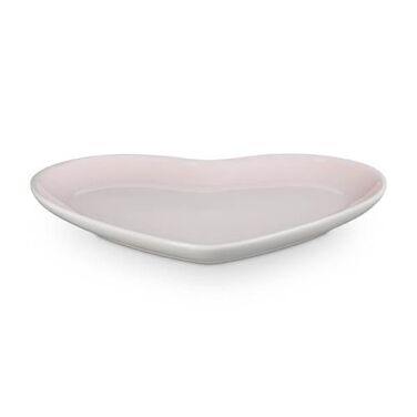Тарілка у формі серця 23 см, рожева Heart Le Creuset