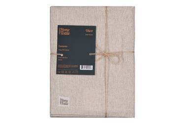 ARDESTO Скатертина Oliver, беж, 120х136см, 100% бавовна