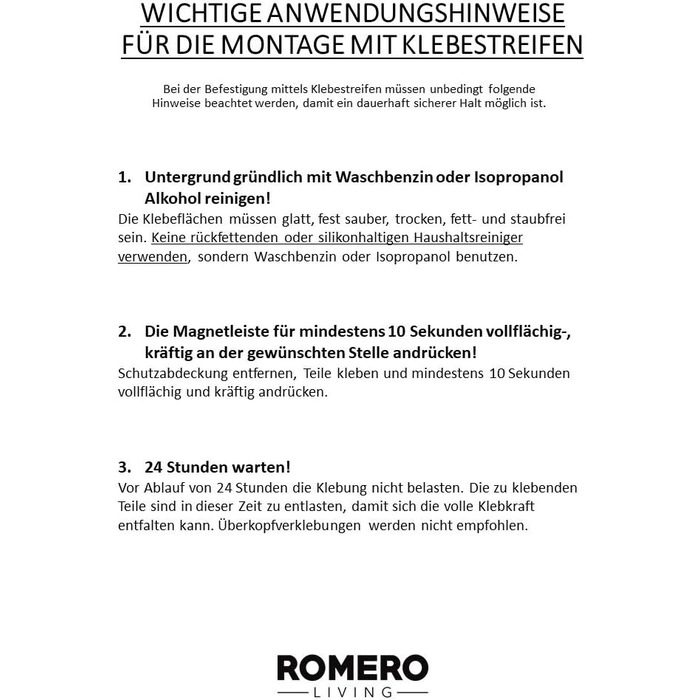 Подставка для ножей с магнитной полосой Romero Living