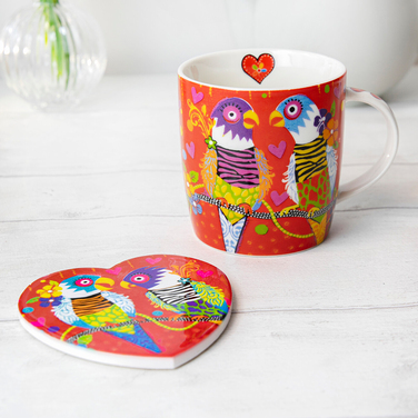 Кухоль Maxwell Williams Tiger Tiger LOVE HEARTS, кераміка, 370 мл