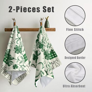 Різдвяні кухонні рушники Kwlegh, рушник для рук, різдвяна ялинка, цукерка-тростина, сніжинка, рушник для пальців, набір з 2 шт. , милий чоловічий банний рушник, високопоглинаючі рушники, 36 x (талісман на щастя)