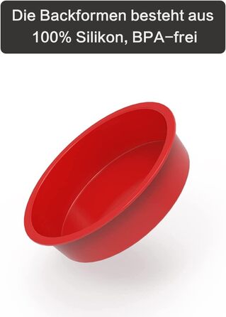 Силіконові круглі форми для випічки 24 см 2 шт. SILIVO