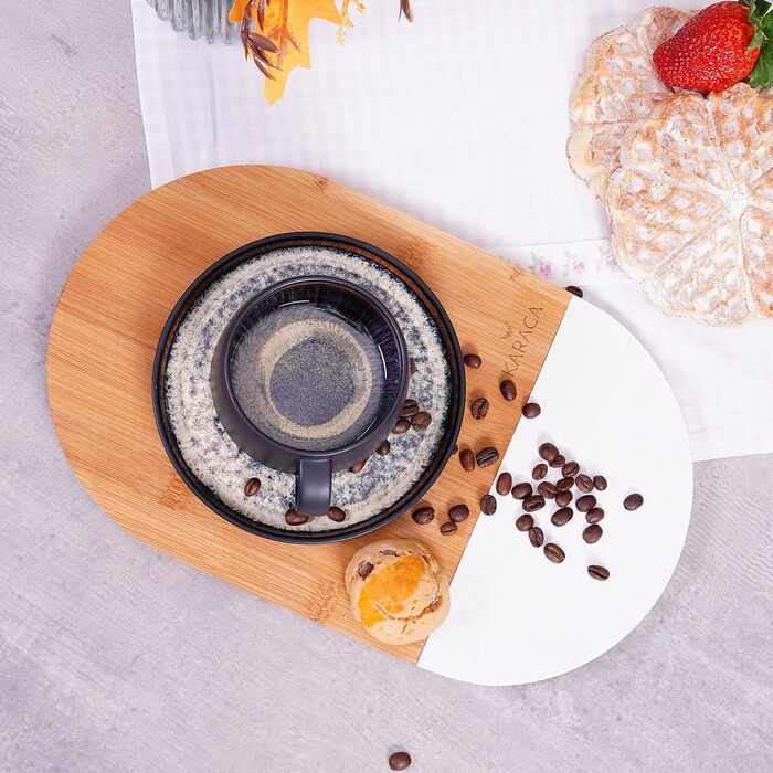 Турецьке чайне блюдце на 4 персони, 300 мл KARACA