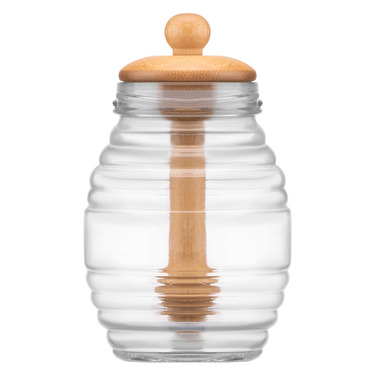 ARDESTO Медовниця Midori 8.3х14.2см, бамбук, скло