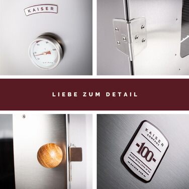 Високоякісна коптильня для копчення з нержавіючої сталі KAISER