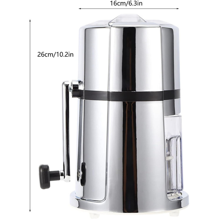 Ручний льодоподрібнювач 16 x 13 x 26 см TOTITOM