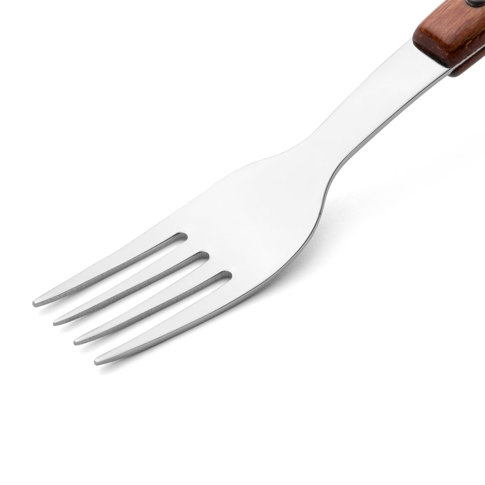 803900 Виделка стейкова чотирьохрожкова 90 мм (дерев. ручка)