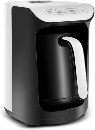 Кавоварка на 5 чашок, 535 Вт, чорно-біла Hatır Köz Karaca