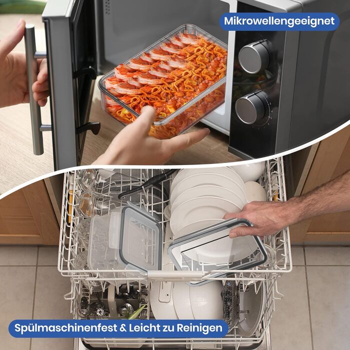 Набір прозорих контейнерів, 12 предметів, TUSEASY