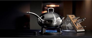 Сковорода вок 32 см с крышкой, серебристая Multiply WMF