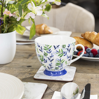 Чашка Kitchen Craft LEAFY LEMON, фарфор, 400 мл