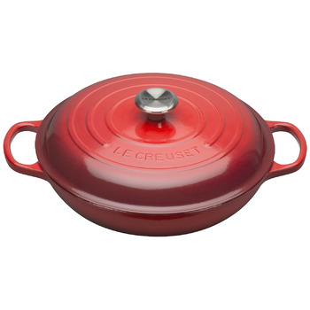Сковорода-жаровня чавунна 30 см, вишневий Le Creuset