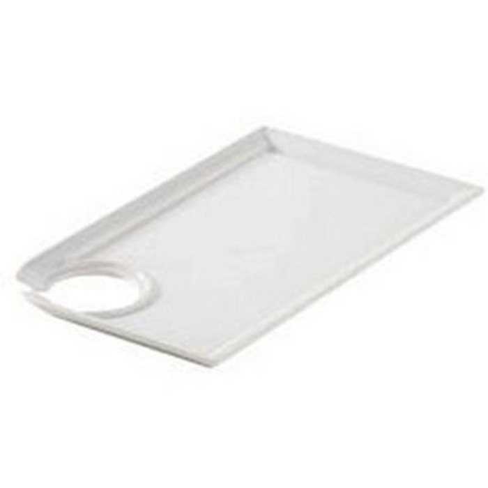 Поднос для фуршета с отверстием для фужера Revol, белый 23 х 13 х 1 см