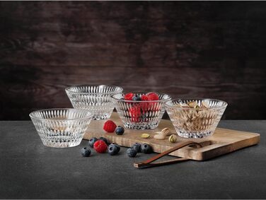 Набір кришталевих салатниць 11 см, 4 предмети, Ethno Nachtmann