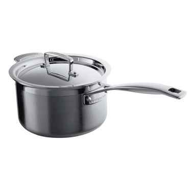 Ківш з кришкою і двома ручками 16 см 3PLY Le Creuset