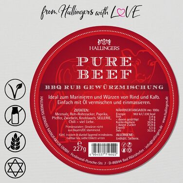 Класичний набір спецій Hallingers - Подарунковий набір спецій ручної роботи, 12 спецій з усього світу (Набір) - Літній подарунок та ідеальний подарунок для барбекю День народження, вітання, новоселення, річниця, вільний час Класичні спеції., 12 спецій (73