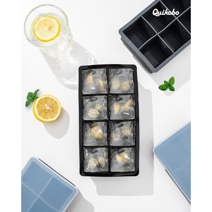 Силіконова форма для льоду 2 шт з 8 відділеннями Quikobo