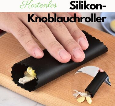 Часниковий прес з нержавіючої сталі 11 x 5 см CLOVE Kitchenware