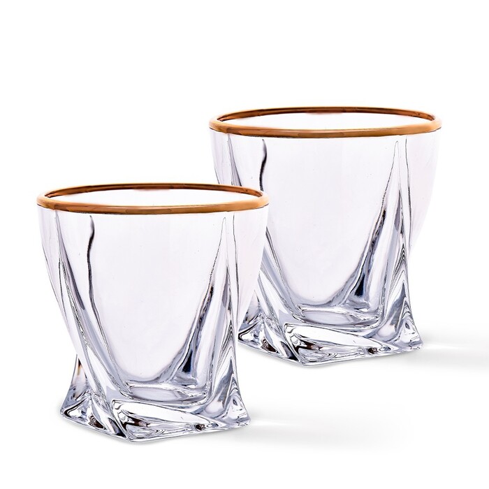 Набор из 2-х бокалов для виски 320 мл стекло Fissman