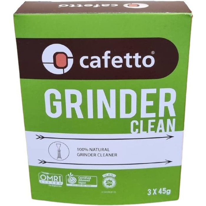 Засіб для чищення кавомолок 3 x 45 г Cafetto