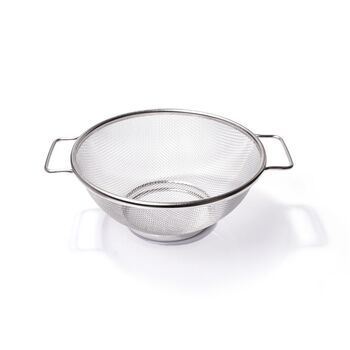 Друшляк сітчастий Fissman 22 см з двомя ручками (8527)