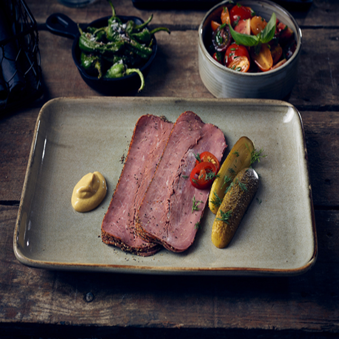 Страва прямокутна 30х20 см, Terra Porcelain Grey, GenWare