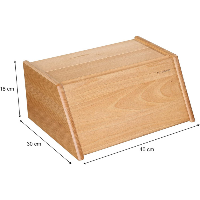 Хлебница Montana, Корзина для хлеба с откидной крышкой, Бук 40 x 30 x 18 см, 065046 Коричневый