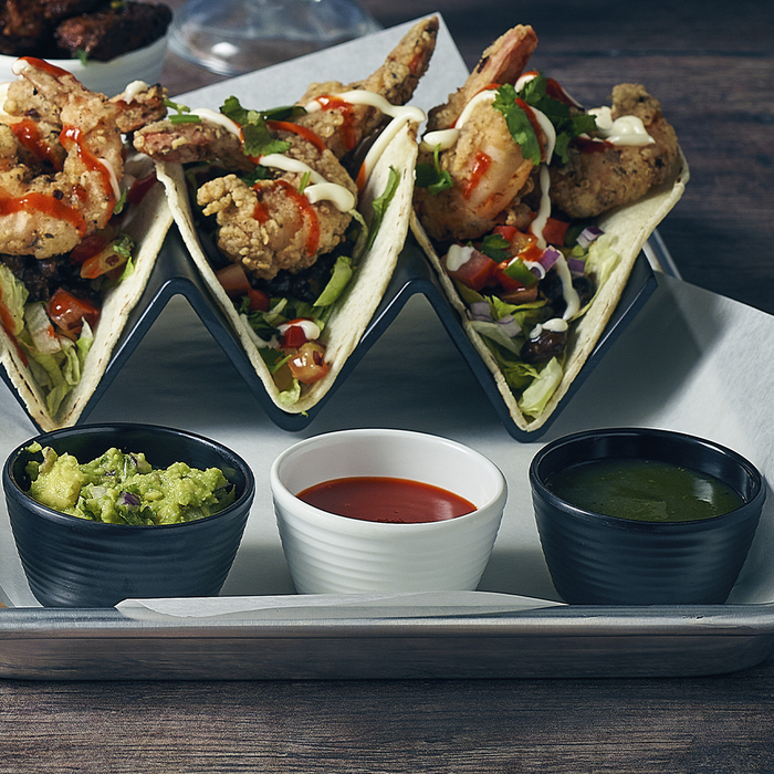 Соусник меламіновий 68 мл, чорний, матовий, GenWare