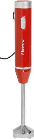 Набір ручних блендерів Bestron AHB400Z в коробці, 400 Вт, (червоний)