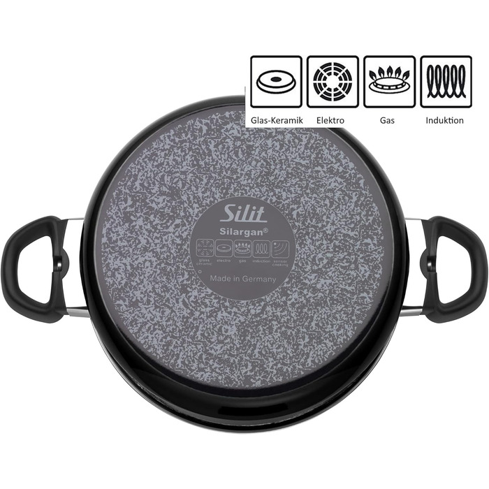 Набір каструль із скляними кришками, 7 предмети Modesto Line Silit