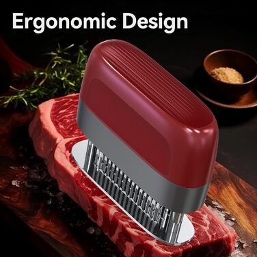 Пресс для мяса со 100 игольчатыми лезвиями из нержавеющей стали hogance