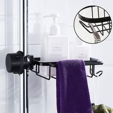 Кухонний органайзер для губок для посуду, чорний Anicy