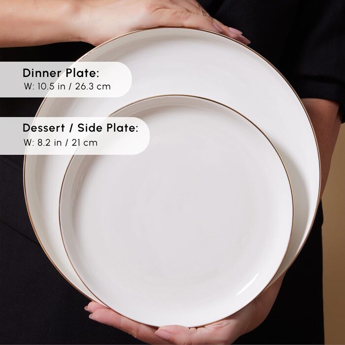 Набір посуду Karaca Streamline Favaro Gold із 56 предметів елегантна золота акцентна кістка нового покоління для вишуканого оформлення столу та універсального використання