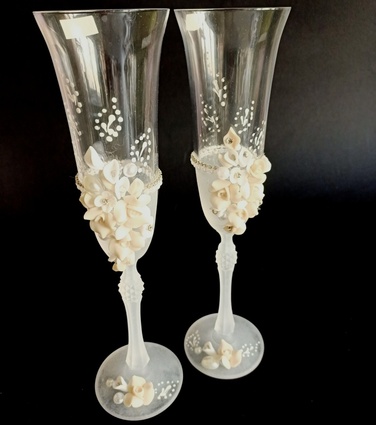 Весільні бокали Sandy - VIP 190мл 2шт. 4114 BOHEMIA