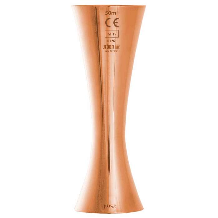 Джиггер 25/50 мл, 10 x 4.3 x 4.3 см, медное покрытие, Aero, Urbanbar (Урбанбар)