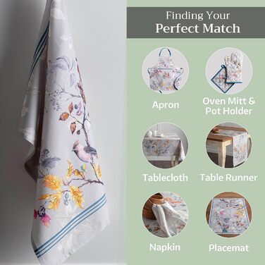 Набір із 3 багатоцільових кухонних рушників Maison d&39 Hermine Rural Christmas, 100 бавовна Барні рушники День подяки/Різдво (50 см x 70 см) (Рівнодення сірий)