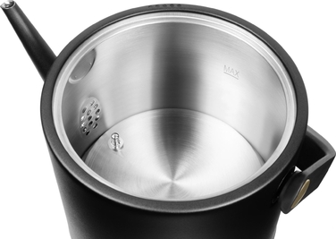 CATLER Электрочайник 0.6л, Strix, заварник, нерж. сталь, поддержание температуры, смысл. руковод., черный