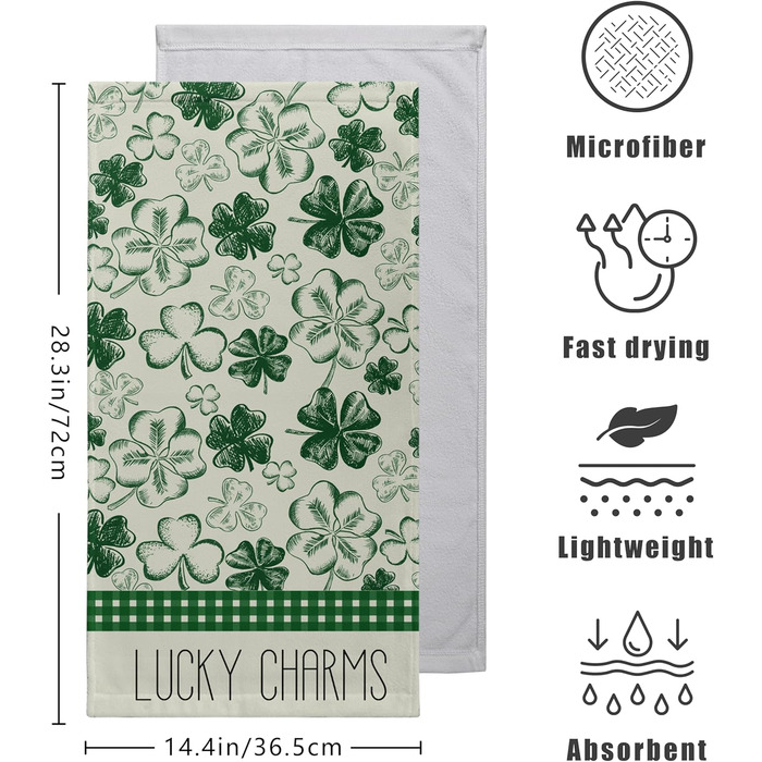 Різдвяні кухонні рушники Kwlegh, рушник для рук, різдвяна ялинка, цукерка-тростина, сніжинка, рушник для пальців, набір з 2 шт. , милий чоловічий банний рушник, високопоглинаючі рушники, 36 x (талісман на щастя)