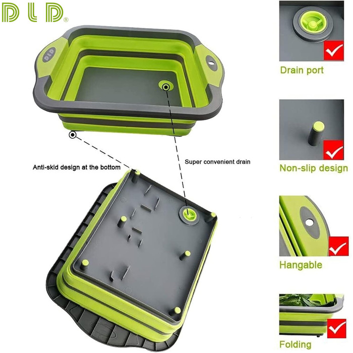 Складана обробна дошка 42,4 х 31 см D L D