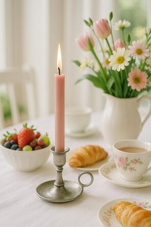 Набір з 12 конічних свічок 2,3 x 25 см, лайм Nordring