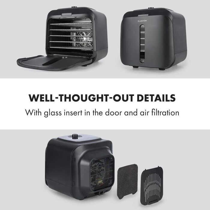 Дегідратор на 5 полиць, 500 Вт Florida Jerky Klarstein