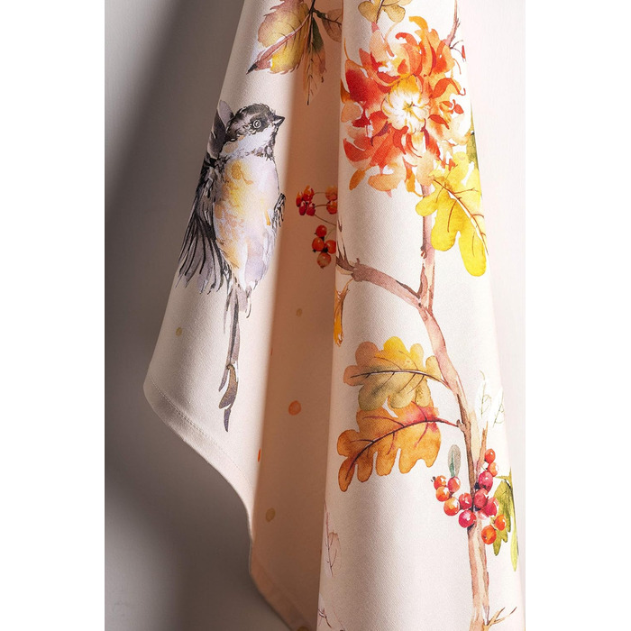 Набір із 3 багатоцільових кухонних рушників Барних рушників День подяки/Різдво (50 см x 70 см) (25 - Килим - Прерія, 50 x 70 см (Набір із 3 шт.)), 39 Hermine Noel