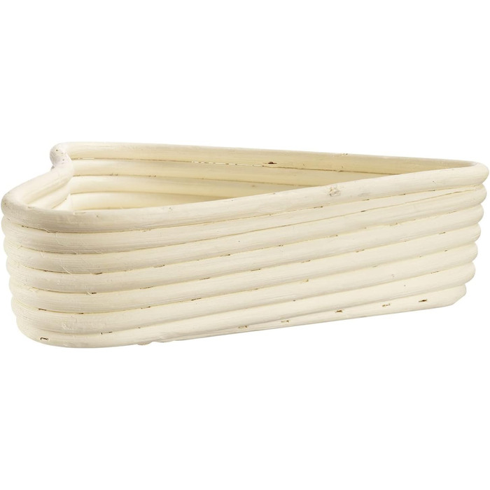 Кошик для вистоювання Westmark, для тіста для хліба 1500-2000 г, овальний, довжина приблизно 40 см, ротангова тростина, світло-бежева, 32022270 (набір з 2 шт. - декор, форма серця)