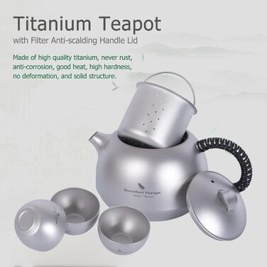 Набір чашок з чайником ( 3 чашки ) Boundless Voyage