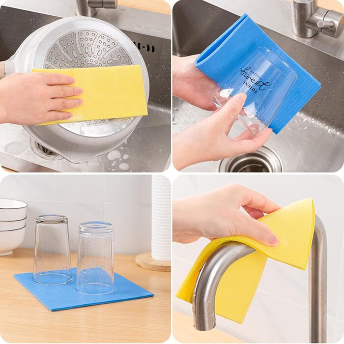 Серветки для прибирання кухні 6 шт. 18 х 20 см BloomExcellent