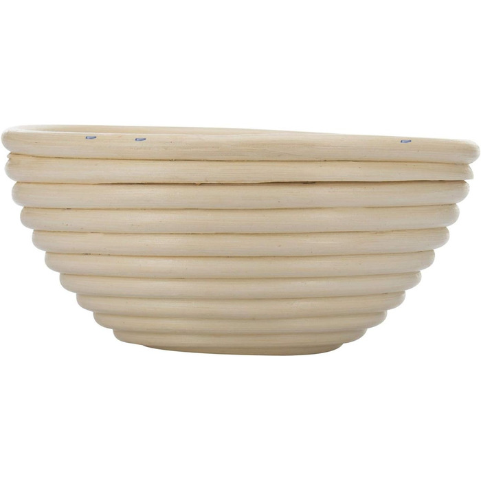 Кошик для вистоювання Westmark, для тіста для хліба 1500-2000 г, овальний, довжина приблизно 40 см, ротангова тростина, світло-бежева, 32022270 (одинарна, Ø 20,5 см)